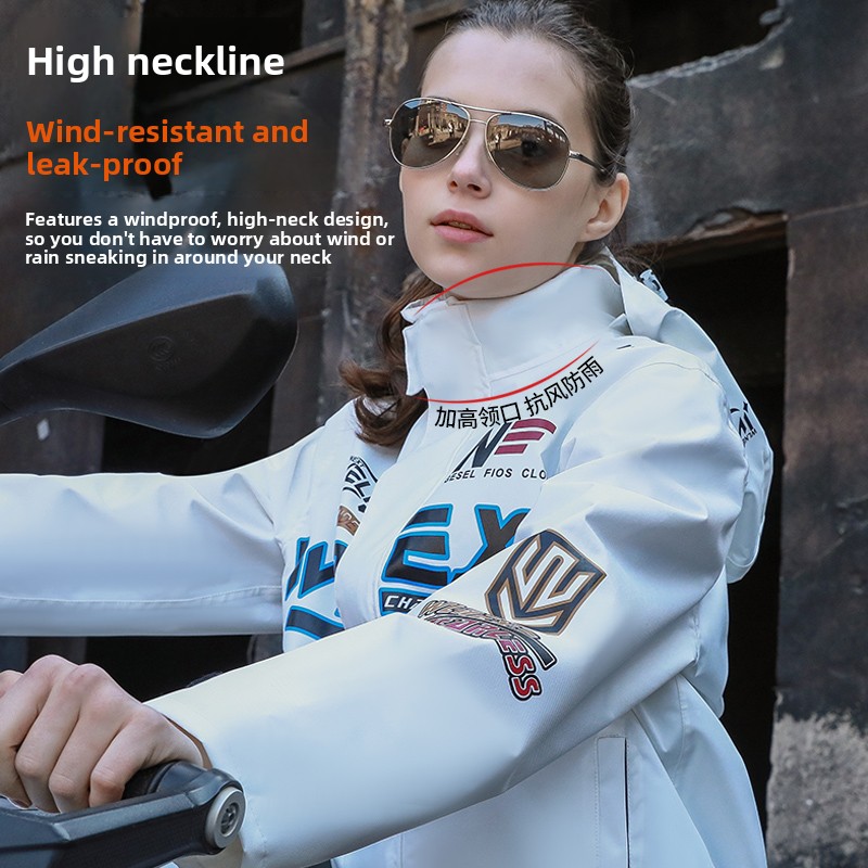 Men's Motorcycle Raincoat Suit - đánh giá và giá Motorcycle Gear White