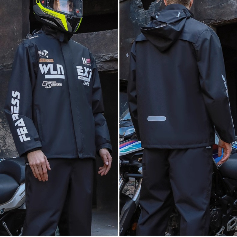 Men's Motorcycle Raincoat Suit - đánh giá và giá Motorcycle Gear White