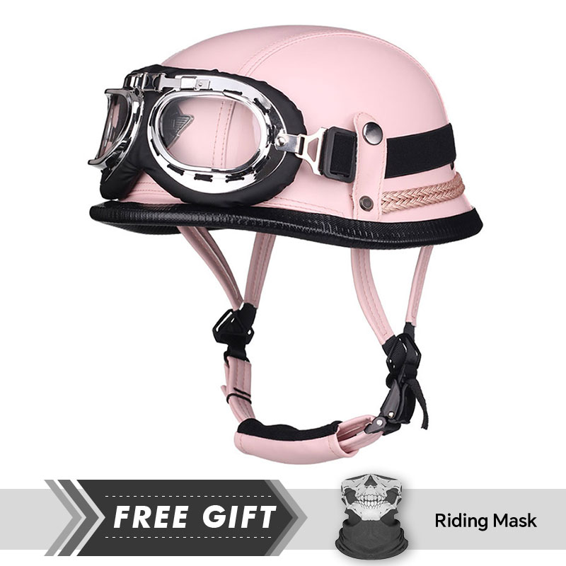 Classic Half Face Helmet Prote - đánh giá và giá Motorcycle Gear Store