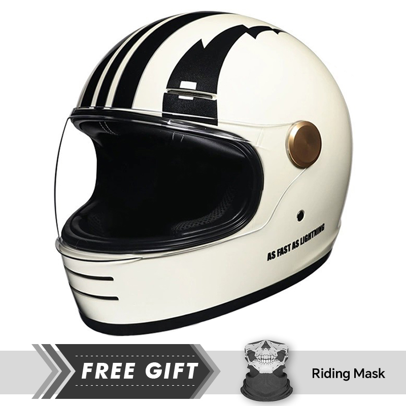 DOT Approved Retro Leather Ful - đánh giá và giá Motorcycle Gear Store