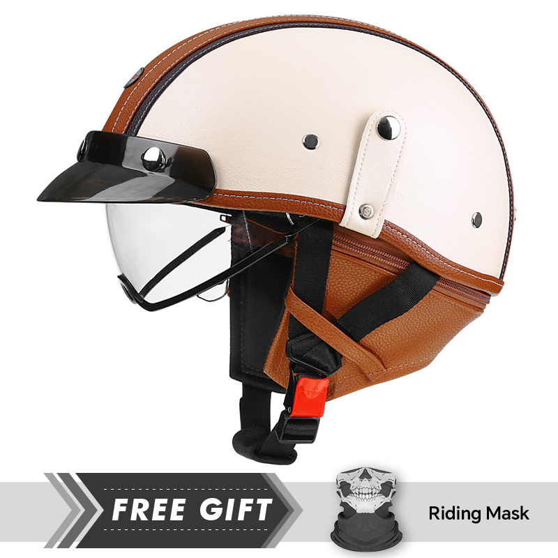 Men's Retro Motorcycle Half He - đánh giá và giá Motorcycle Gear Store