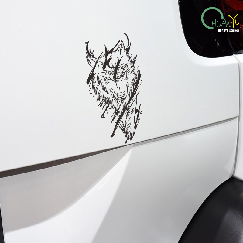 Dark magic wolf car decals car - đánh giá và giá Motorcycle Gear Hub